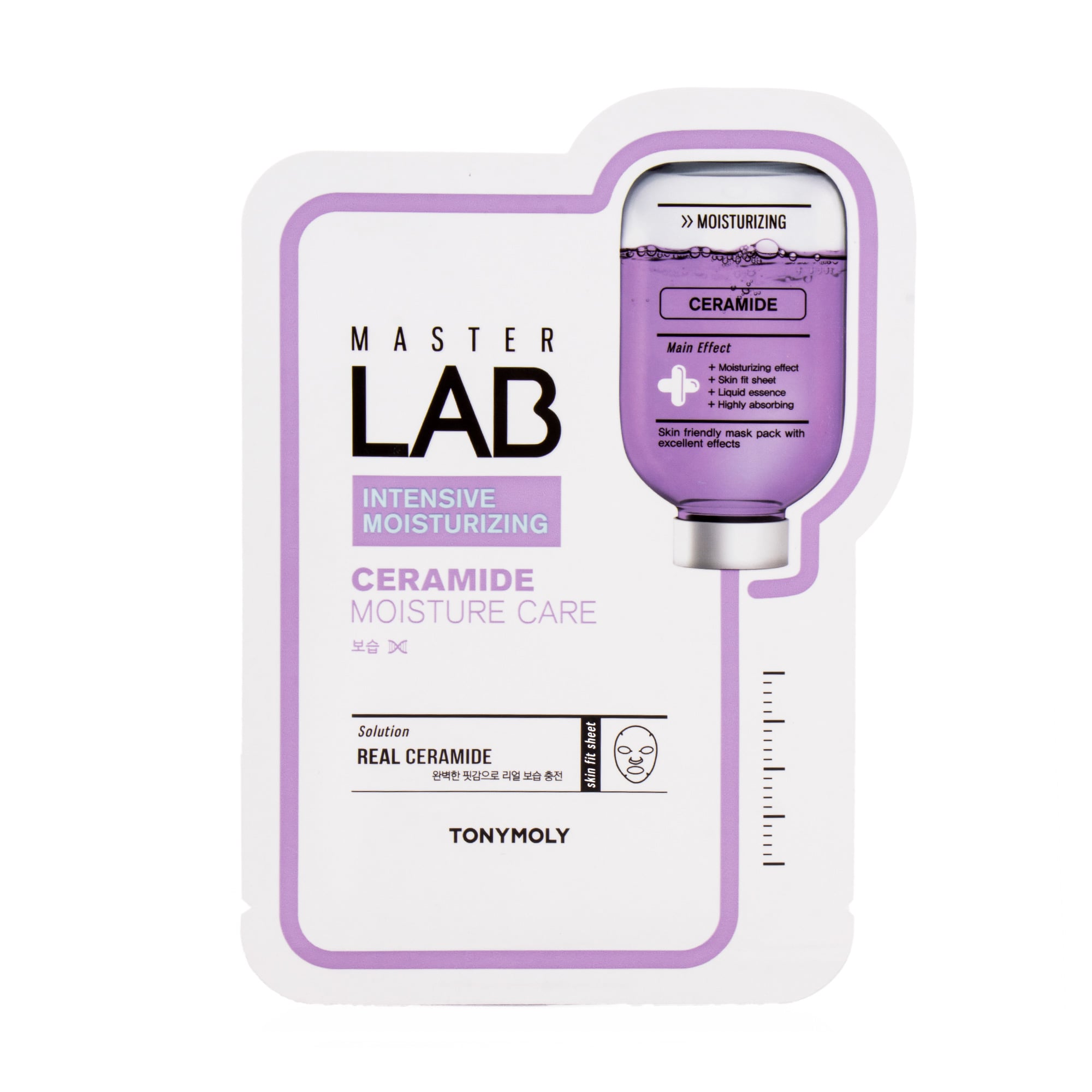 Тканинна маска для обличчя Tony Moly Master Lab Ceramide Mask з керамідами, 19 г