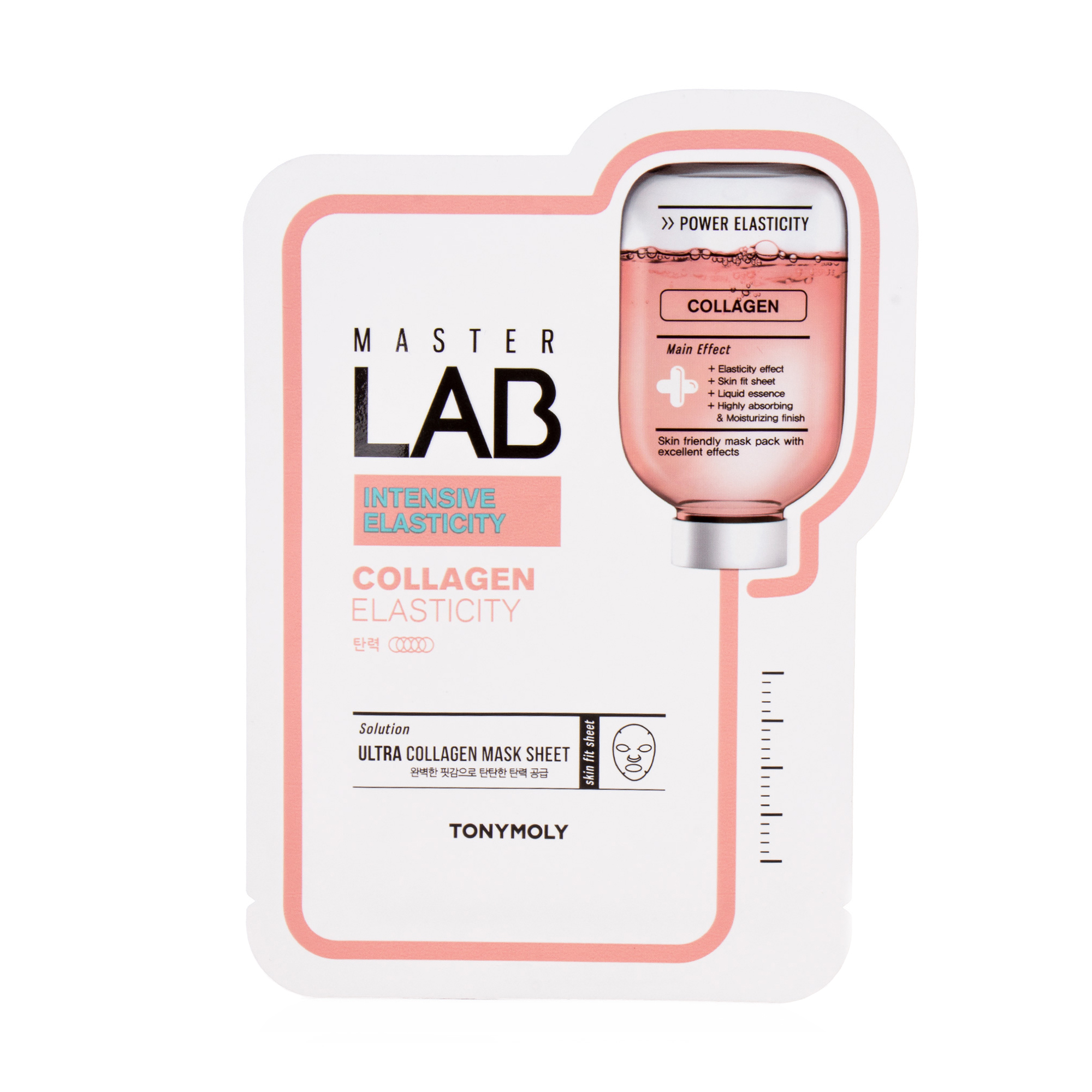 Тканинна маска для обличчя Tony Moly Master Lab Collagen Mask з колагеном, 19 г